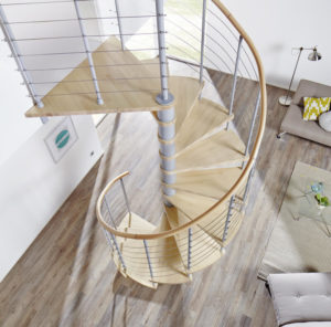 Brillux Designboden Holz Treppe