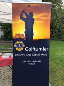 Sponsoring Golfturnier Lions Club Coburg Veste 2018